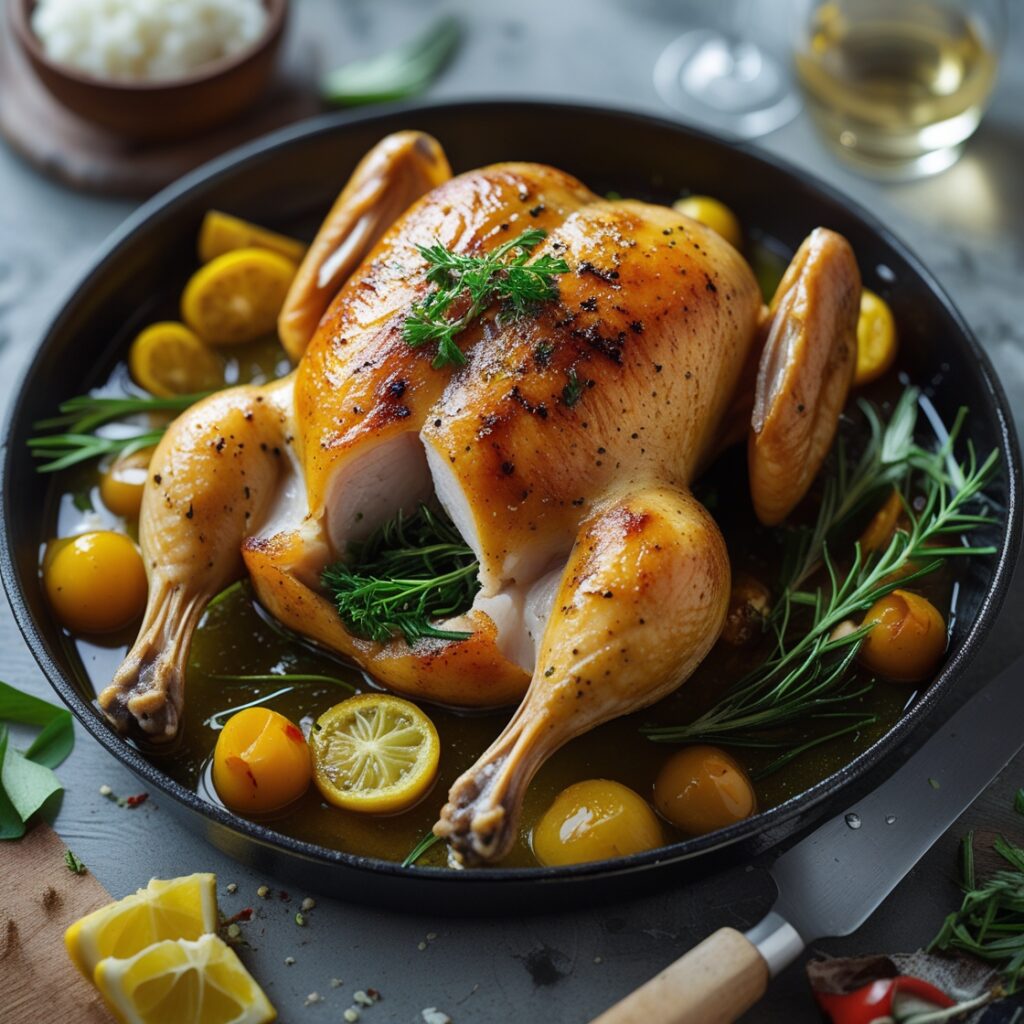 pollo al ajillo receta