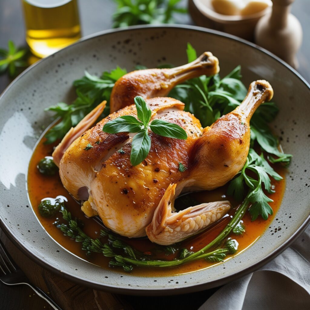 pollo al ajillo receta
