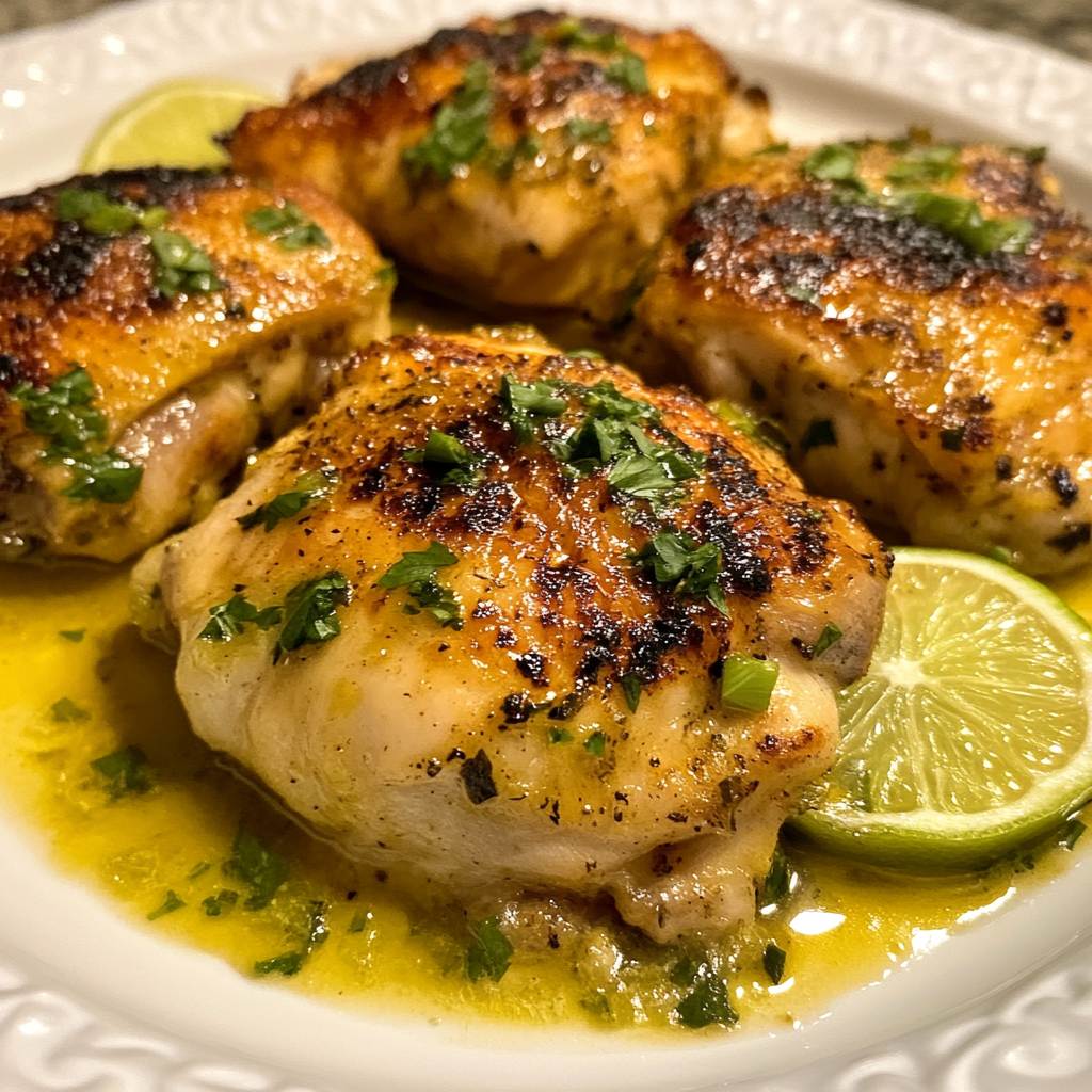 pollo al horno con limon